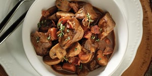 Photo de la Recette: BŒUF BOURGUIGNON LES SOIRS DE SEMAINE