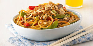 Photo de la Recette: Bœuf et Nouilles aux Arachides à L'orientale