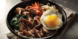 Photo de la Recette: BOL CORÉEN DE RIZ (BIBIMBAP)