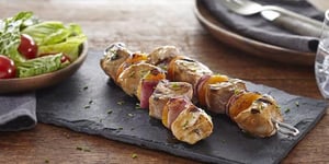 Photo de la Recette: BROCHETTES DE PORC ET D’ABRICOTS