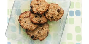 Biscuits à l'avoine, au Miel et aux Raisins