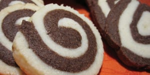 Photo de la Recette: Biscuits Spirales Chocolat-Vanille