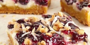 Photo de la Recette: Blueberry Lemon Snack Bars