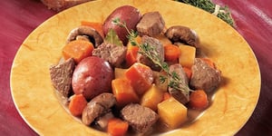 Photo de la Recette: Boeuf à la Bière et aux Légumes du Potager