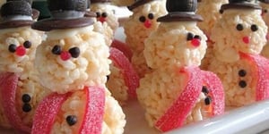 Photo de la Recette: Bonhommes de Neige
