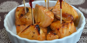 Photo de la Recette: Bouchées de Saumon Caramélisé