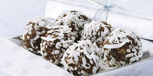 Photo de la Recette: Boules Choco-canneberges