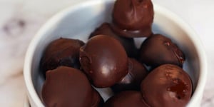 Photo de la Recette: Boules aux Figues et au Chocolat