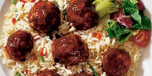 Boulettes de Viande à la Sauce Diana au Miel et à l'ail