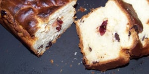 Photo de la Recette: Brioche aux Canneberges