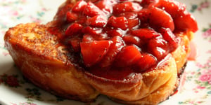 Photo de la Recette: Brioche Perdue aux Fraises Poêlées