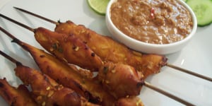 Photo de la Recette: Brochette de Poulet Sauce Satay