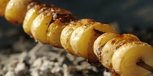 Photo de la Recette: Brochettes de Pommes de Terre Grelots Cajuns