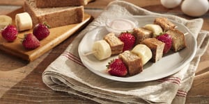 Photo de la Recette: Brochettes de Pain Doré