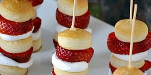 Photo de la Recette: Brochettes de Shortcake aux Fraises