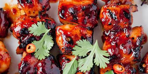 Brochettes de Poulet Sambal Oelek (très piquant)