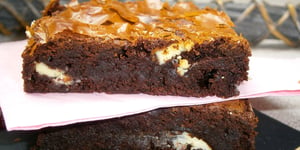 Photo de la Recette: Brownie de Martha Stewart aux Pépites de Chocolat Blanc