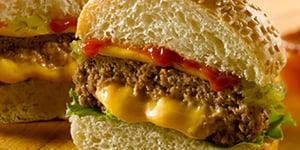 Burger Farci au Fromage de Heinz