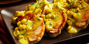 Photo de la Recette: Côtelettes de Porc à la Dijonnaise et à L’érable