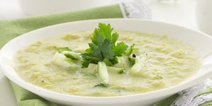Photo de la Recette: CRÈME DE BROCOLI ET CHOU-FLEUR