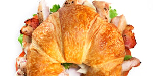 Photo de la Recette: Croissant Blt de Poulet Sauté