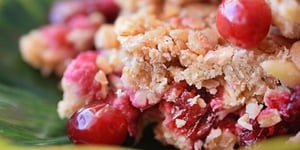 Photo de la Recette: Carré aux Canneberges et aux Pommes, Riches en Fibres