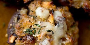 Champignons Farcis à la Saucisse