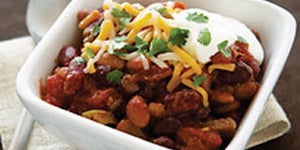 Photo de la Recette: Chili aux Trois Haricots