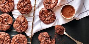Photo de la Recette: Chocolate Puddle Cookies
