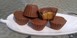 Photo de la Recette: Chocolats au Beurre de Cacahuètes (Reese)