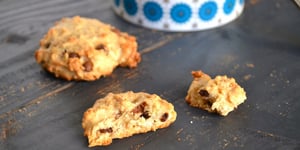 Photo de la Recette: Cookies végétaliens 3C {coco-cajou-cacahuète}