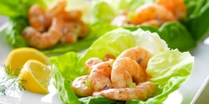 Coupe de Salade de Crevettes