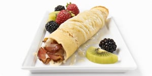 Photo de la Recette: Crêpes au Bacon et Cheddar
