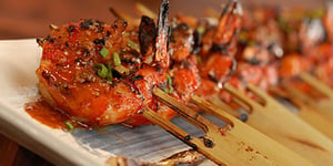 Crevettes au Miel et Sésame