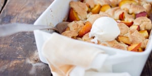 Photo de la Recette: Croustillant aux Pêches