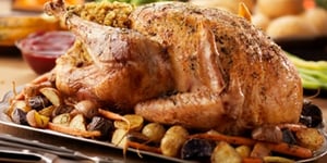 Dinde de Noël au Foie Gras et sa Crème