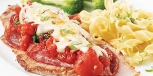 Photo de la Recette: Escalopes de veau au salami de Gênes