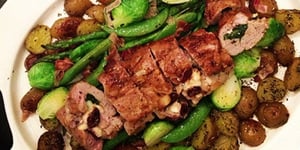 Photo de la Recette: FILET DE PORC ÉRABLE ET BRIE D’ICI