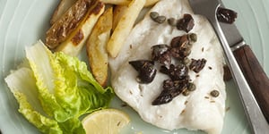 Photo de la Recette: FILETS DE MORUE AUX CÂPRES