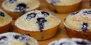 Photo de la Recette: Financiers aux Myrtilles et Zestes de Citron