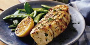 Photo de la Recette: Flétan au Citron, Echalotes et Herbes
