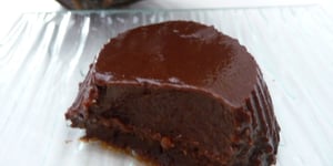 Photo de la Recette: Flans au Chocolat Amandes et Agar Agar (au thermomix ou sans)