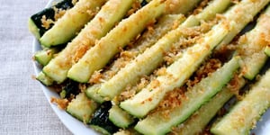 Photo de la Recette: Frites de Courgettes Parmesan et Citron