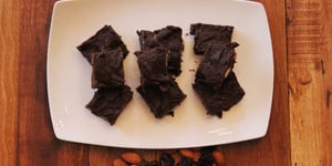Photo de la Recette: Fudge aux Cerises et Amandes