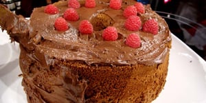 Photo de la Recette: Gâteau Chiffon au Chocolat