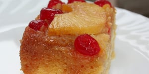 Photo de la Recette: Gâteau Renversé aux Ananas