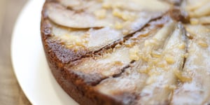 Photo de la Recette: Gâteau Renversé aux Poires et Gingembre
