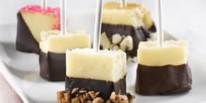 Gâteaux au Fromage Miniatures au Chocolat Blanc