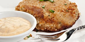 Photo de la Recette: Galette de Crabe au Curry