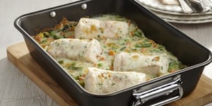 Photo de la Recette: GRATIN DE POISSON ET DE LÉGUMES
